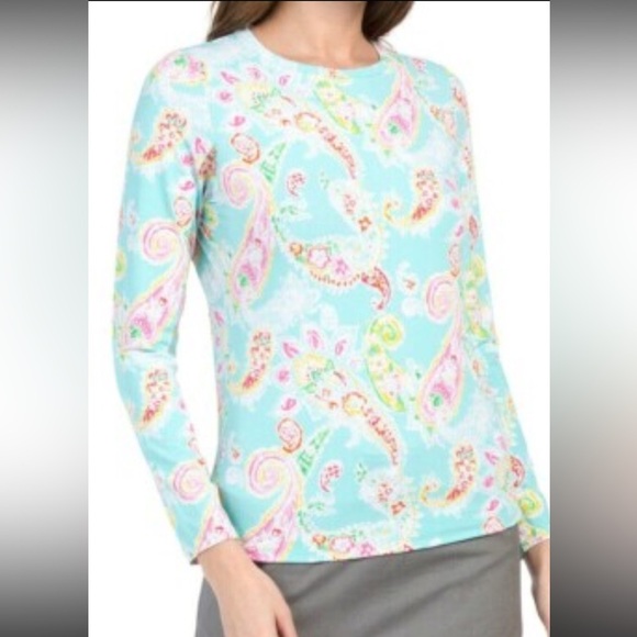 Tops - U IBKUL Paisley Long Sleeve Top caja 8
